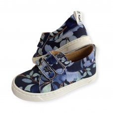Sneakers blue floral